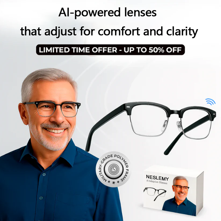 NESLEMY™ Smart Glasses with Adaptive Light Control