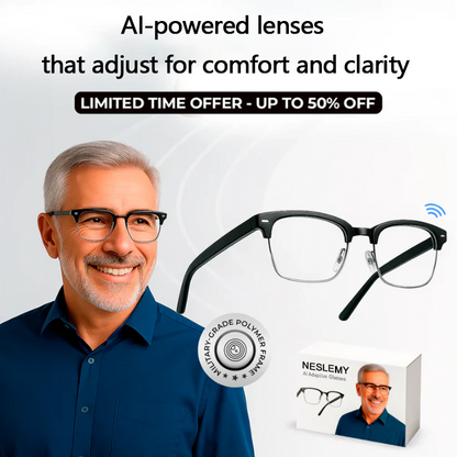 NESLEMY™ Smart Glasses with Adaptive Light Control